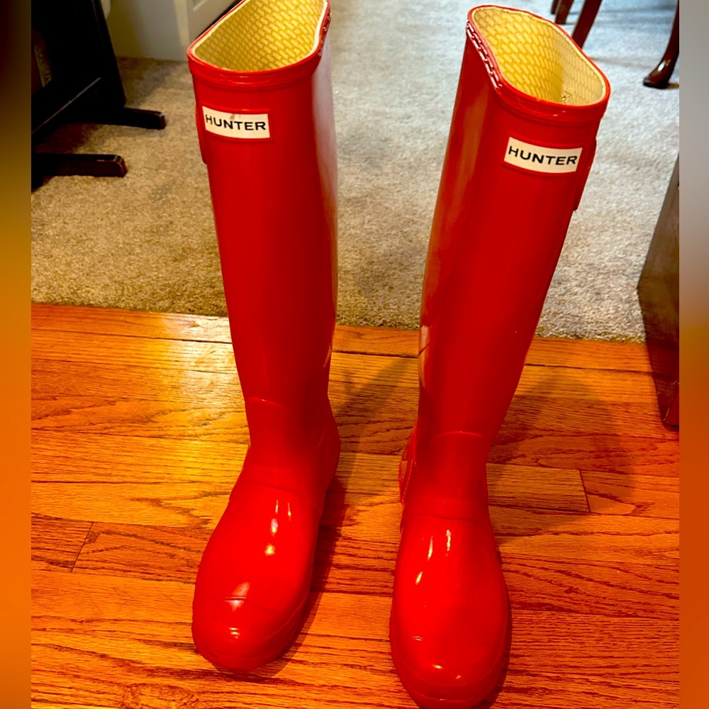 Tall Hunter rain boots